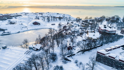 Fototapeta na wymiar Winter landscape in Finland