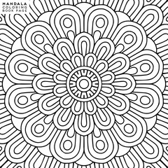 Mandala Coloring Illustration