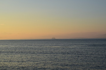 Fototapeta premium sunset in the sea