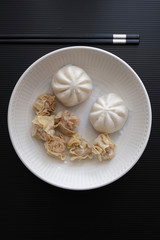 Hong Kong Dim Sum Plate Top VIew