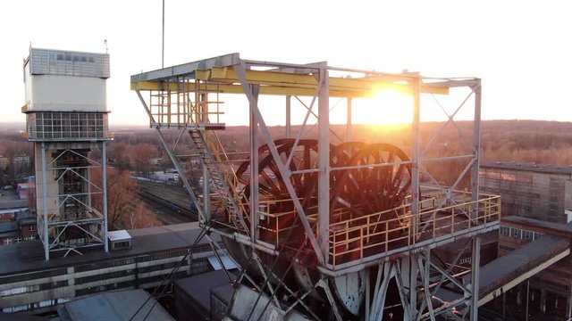 mining industry - mine shaft - coal mining