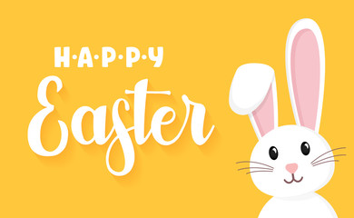 Fototapeta premium Easter rabbit, easter Bunny. Vector illustration.