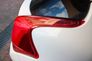 Obraz premium rear view of a car