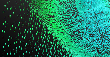 Background for medicine, science or technology. Vector illustration with dynamic effect.