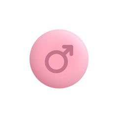 Male -  Modern App Button