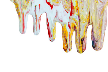 Color dripping paint