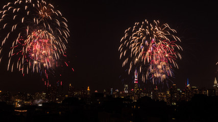 Forth of July Fireworks in New York 