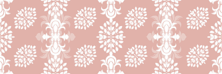 Vector damask seamless pattern background. Elegant ornament Decorative design for surface home design