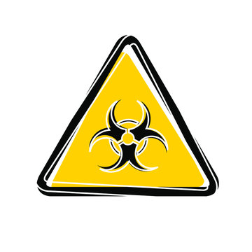 biohazard warning sign