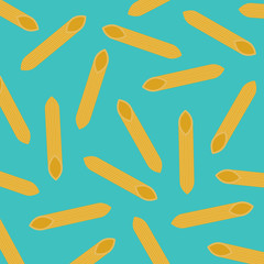 penne pasta background- vector illustration