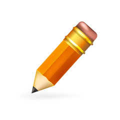 red pencil for decoration the first of September, school, lessons
