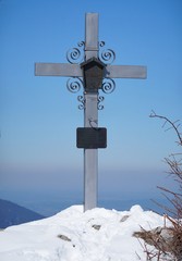 Gipfelkreuz auf dem Schweinsberg