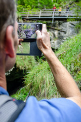 Mountain hiking in Julian Alps
