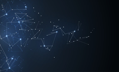 Abstract polygonal space