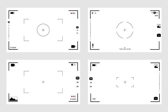 Camera view and focusing screen