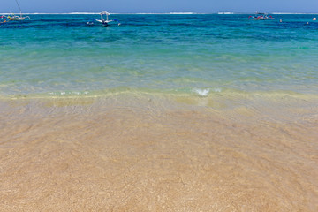 Fototapeta na wymiar Sandy beach in Bali, Indonesia