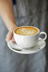 Waitress with Latte 1