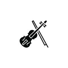 Violin icon template