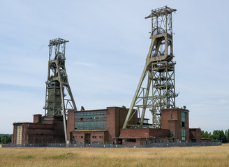 Fototapeta na wymiar Clipstone Colliery, Nottinghamshire. Former coal mining station.