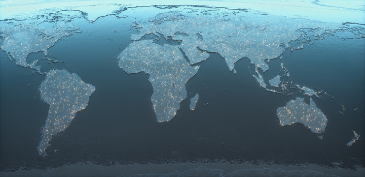 Cloud Computing Digital Technology Connectivity World Wide