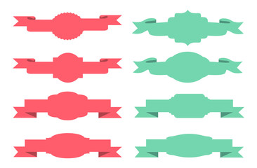 Obraz premium Set of vintage ribbons.