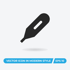 Thermometer vector icon, simple sign for web site and mobile app.