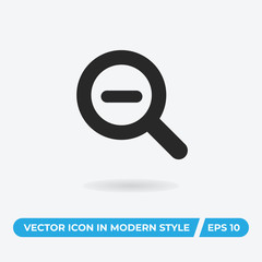Zoom out vector icon, simple sign for web site and mobile app.