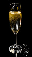 glass of champagne