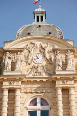 Obraz premium Luxembourg Palace in the Luxembourg garden, Left Bank, Latin quarter, Paris