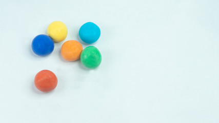 Marble snack with colorful and sweet taste that kids love