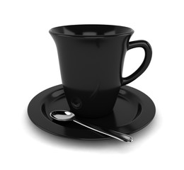 Coffee Cup 3D Rendering Illustration