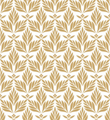 Vector beautiful damask pattern. Royal pattern with floral ornament. Seamless wallpaper with a damask pattern.