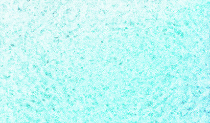 abstract blue background with snow