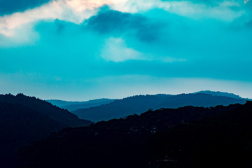 Obraz premium Mountain view in Viernam in the morning
