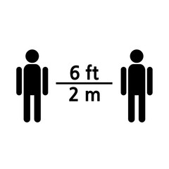 Social Distancing Icon
