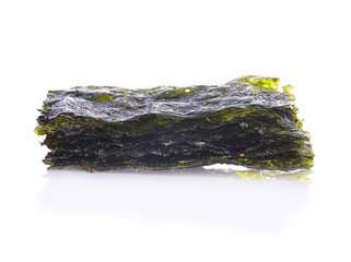 seaweed crispy seaweed isolated on white background