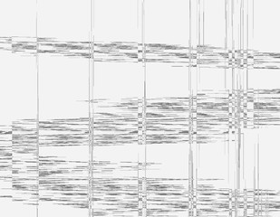 Black and white richter or pulse 
 vertical and horizontal zigzad line abstract background wallpaper. Graph equalizer electronic audio sound.