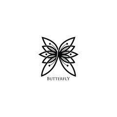 A beautiful butterfly, logo design inspiration for your business