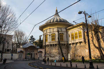 Obraz premium Beautiful Alay Pavilion on Istanbul Street. Turkey