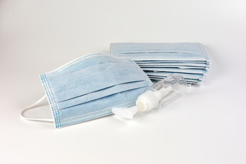 Surgical mask heavy duty blue color medical mufti layer filter for virus dust pollution plastic...
