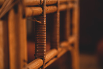 old wooden door handle