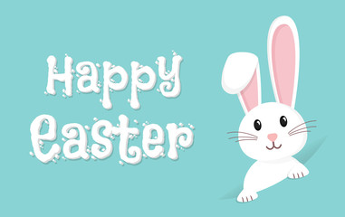 Obraz na płótnie Canvas Easter rabbit, easter Bunny. Vector illustration.