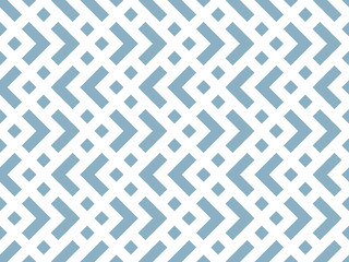 Abstract geometric pattern. A seamless vector background. White and blue ornament. Graphic modern pattern. Simple lattice graphic design