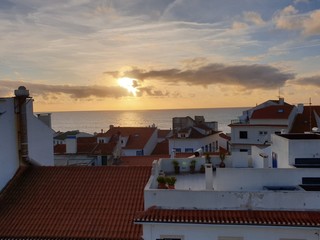 sunset in ericera Portugal