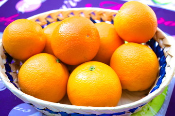 Deliciosas naranjas de Valencia, España