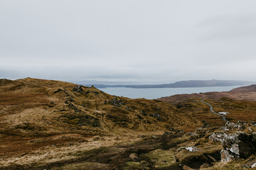 An der Küste von Isle of Skye Schottland