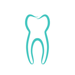 Vector isolated illustration of tooth