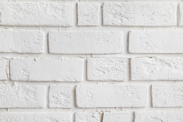 background wall of white decorative textured bricks