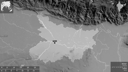 Bihar, India - composition. Grayscale © Yarr65