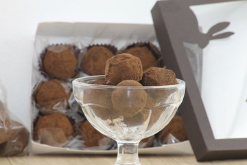 Easter chocolate truffles